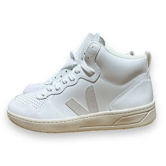 VEJA SNEAKER WOMEN'S 8.5 V-15 MID TOP SHOES EXTRA/ WHITE 40 EU
