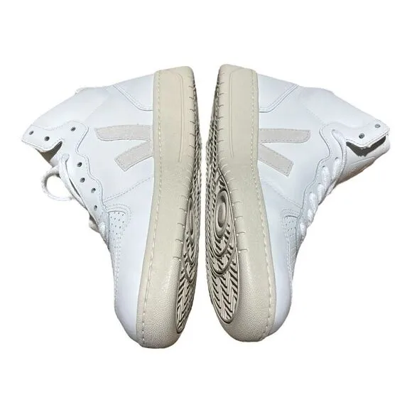 VEJA SNEAKER WOMEN'S 8.5 V-15 MID TOP SHOES EXTRA/ WHITE 40 EU