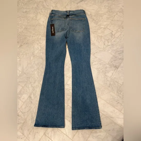 Veronica Beard NEW Beverly HIGH WAISTED skinny flare jeans w/ patch pockets 28
