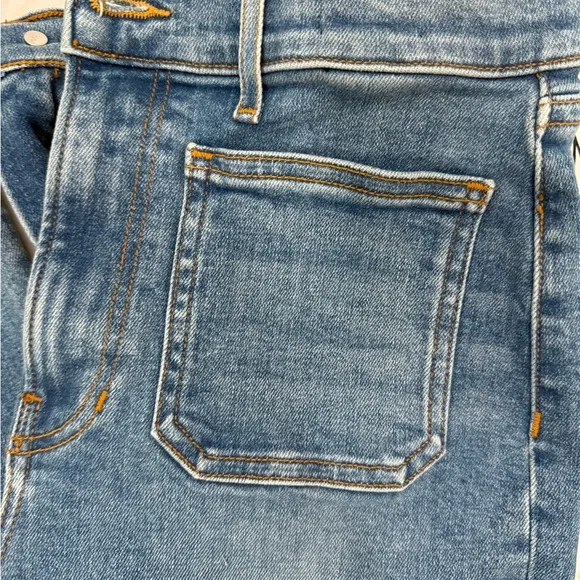 Veronica Beard NEW Beverly HIGH WAISTED skinny flare jeans w/ patch pockets 28