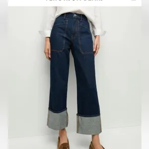 Veronica Beard NEW Dylan High Cuffed Cargo Rise Straight Leg Jean size 25 NWT
