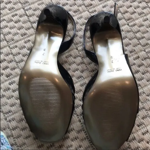 Versani Italian shoes size 7, leather. New.