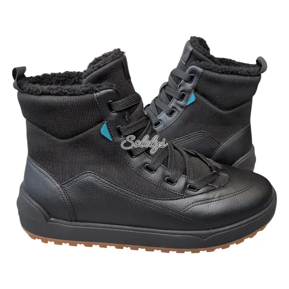 Vessi Alta High Top Waterproof Vegan Leather Dyma-Tex Boot Black Gum Mens 10