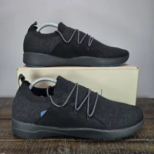 Vessi Cityscape Classic Mens Size 11 Lace Up Waterproof Shoe Sneaker Black Black