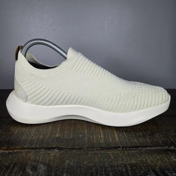 Vessi Everyday Move Slip On Womens Size 8 Waterproof Shoes Sneakers Linen Beige