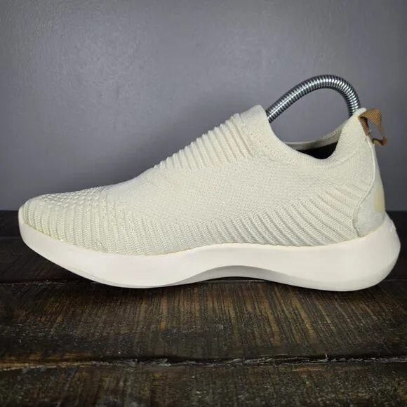 Vessi Everyday Move Slip On Womens Size 8 Waterproof Shoes Sneakers Linen Beige