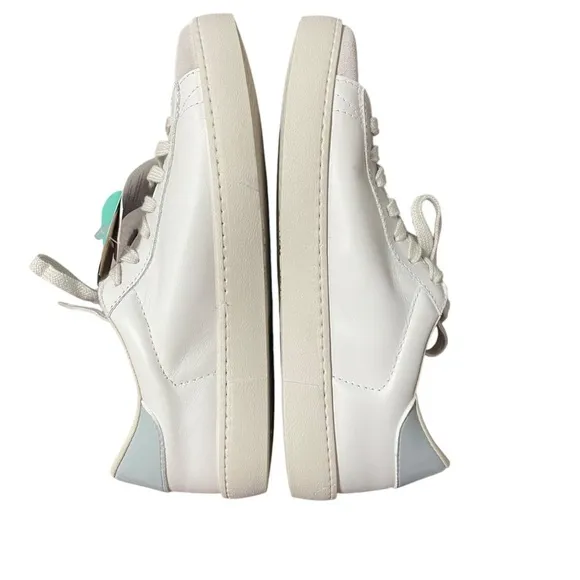 Victoria Berlin Leather Sneakers Shoes Azul Blue White Size 38/7-7.5 US