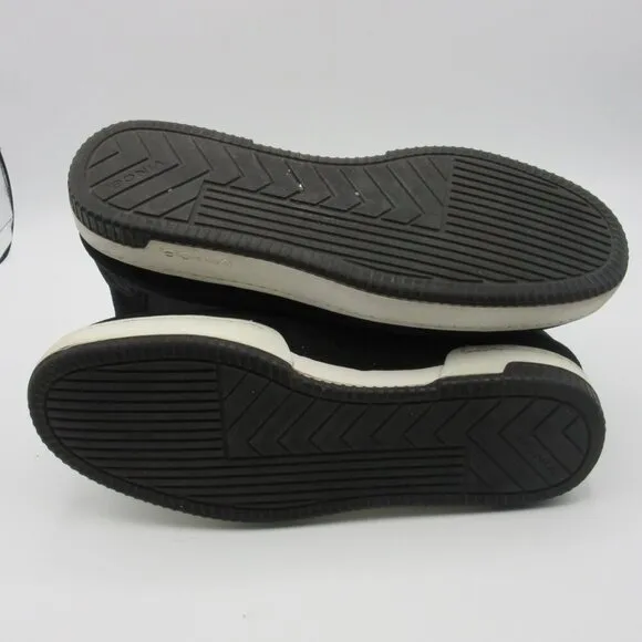 Vince Rhys Go Rain Water Repellent High Top Black Suede Sneakers Women's 8