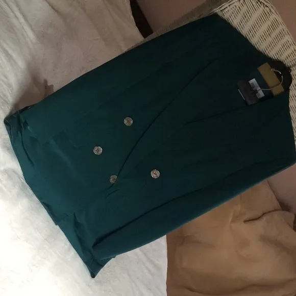Vintage 100% Silk Hugo Buscati Milano Skirt Suit