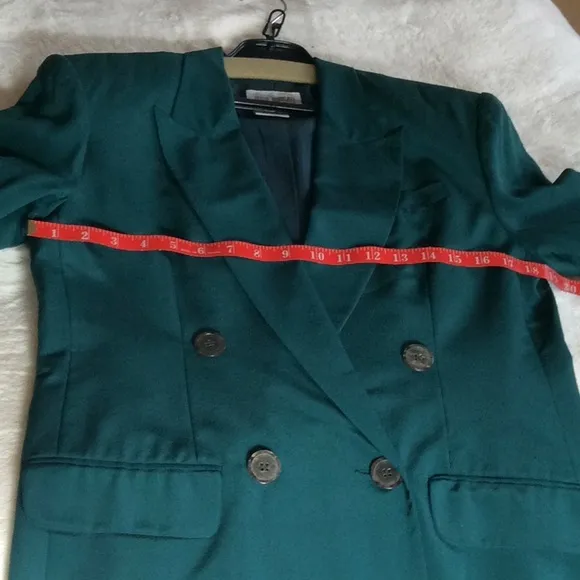 Vintage 100% Silk Hugo Buscati Milano Skirt Suit
