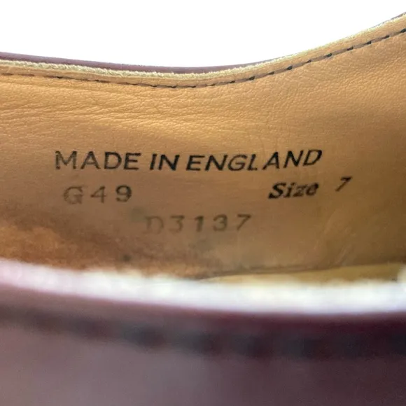 Vintage 60s The Original DR MARTENS 1461 3-Eye Oxford Lace-Up Shoes