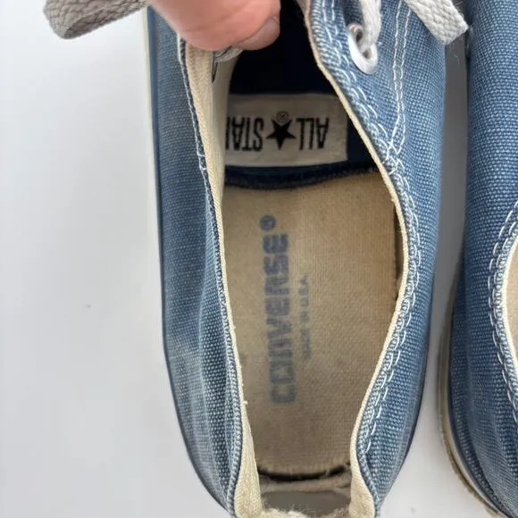 Vintage 80s Converse All Star Low Top Sneakers Shoes Men's 10.5