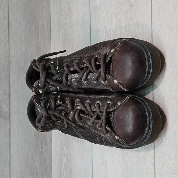 Vintage Dr.Martens Mens 9010 High Top Leather Chunky Platform shoes sz 10