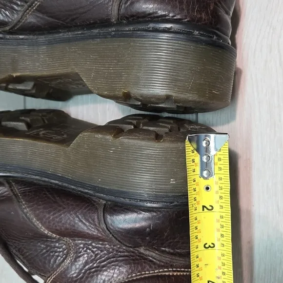 Vintage Dr.Martens Mens 9010 High Top Leather Chunky Platform shoes sz 10