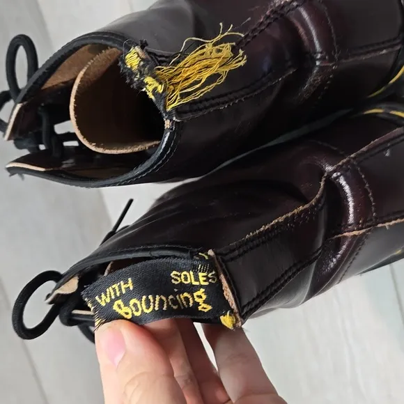 Vintage Dr.Martens Men's Chuncky Tractor  Leather Boots Shoes Sz UK 11 US 12