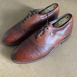 Vintage Footjoy Classics Mens Golf Shoes Size 9.5 Wingtip