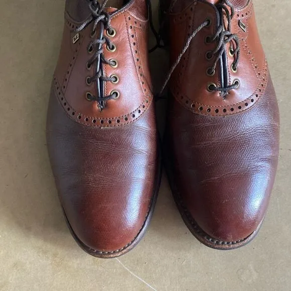 Vintage Footjoy Classics Mens Golf Shoes Size 9.5 Wingtip