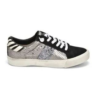Vintage Havana Animal Print Low Top Sneakers Black 7