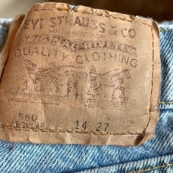 Vintage Levi Bermuda Shorts Rare Orange Label Vintage Made in the USA