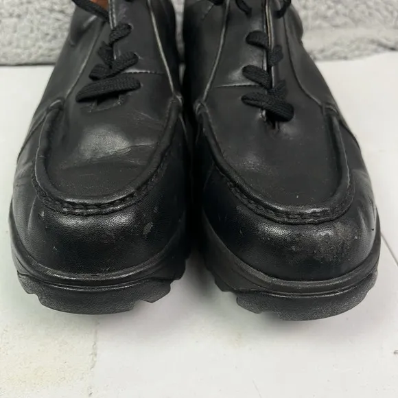 Vintage Nike ACG AIRLINER Boots Shoes Black Leather Low Top Size 9 RARE