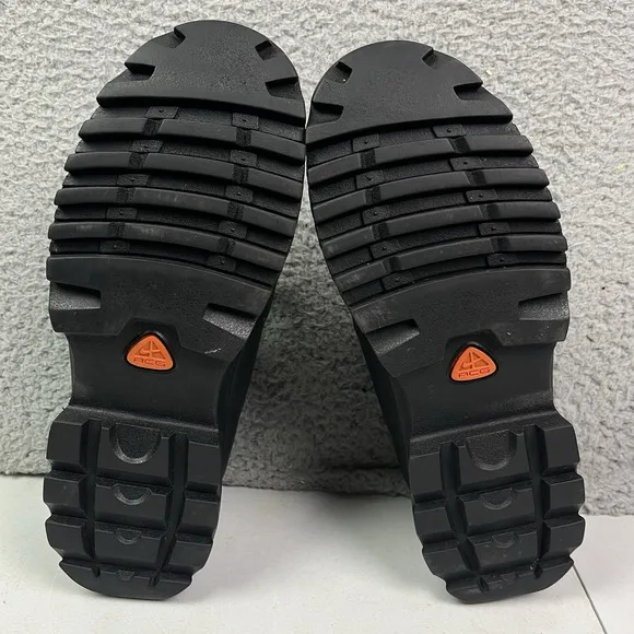 Vintage Nike ACG AIRLINER Boots Shoes Black Leather Low Top Size 9 RARE