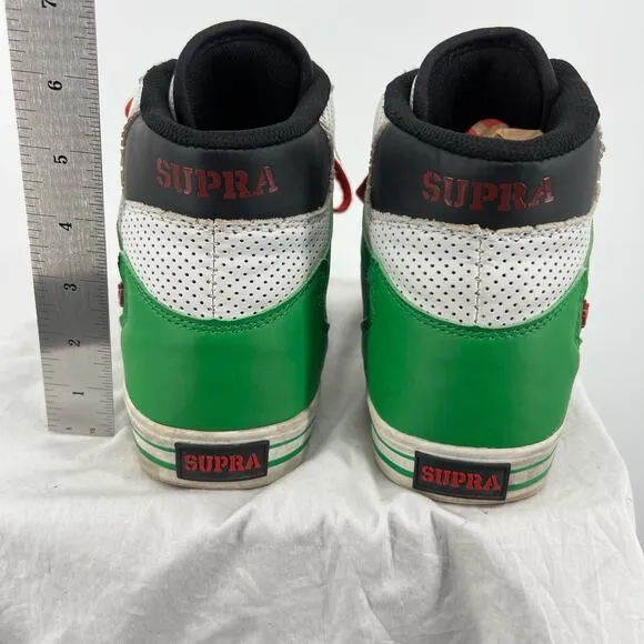 Vintage y2k Men's Supra Footwear Company High Top Vaider Skateboarding Sneakers