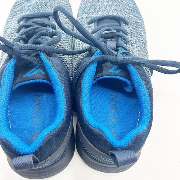 Vionic  335 Adley Sneaker Blue Athletic Running Jogging Shoes Women's 7