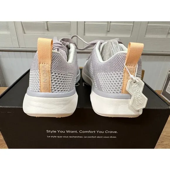 Vionic Arrival Sneakers Mist Knit Mesh Size 6.5 NIB Supportive Comfy for Travel