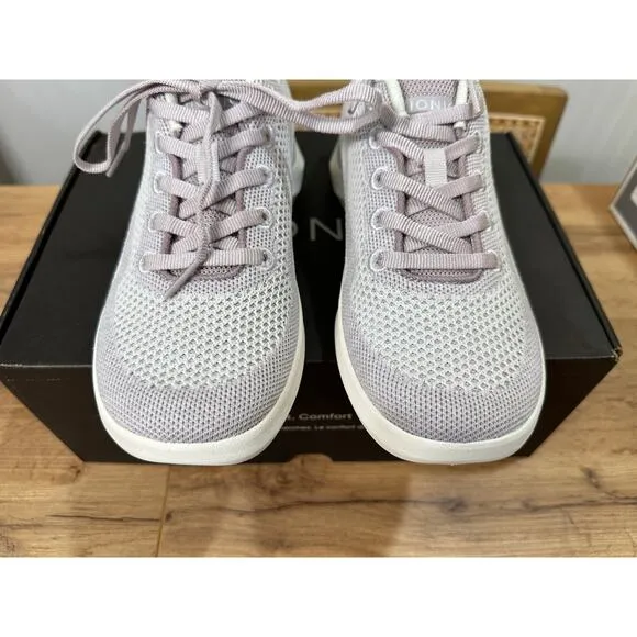 Vionic Arrival Sneakers Mist Knit Mesh Size 6.5 NIB Supportive Comfy for Travel