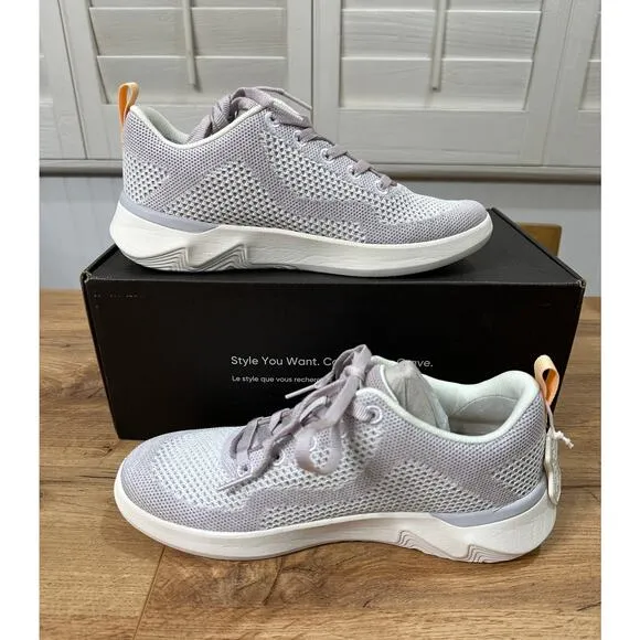 Vionic Arrival Sneakers Mist Knit Mesh Size 6.5 NIB Supportive Comfy for Travel