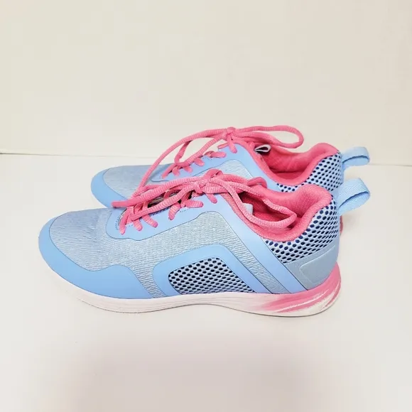 Vionic Women's Agile Jojo Ombre Blue Lace Up Low Top Walking Shoes Size 6.5