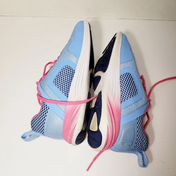Vionic Women's Agile Jojo Ombre Blue Lace Up Low Top Walking Shoes Size 6.5