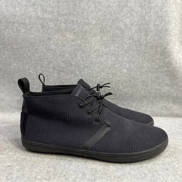 Vivobarfoot Mens Shoes Size 8.5 EU 42 Black Minimalist Slip On Low Top Sneakers