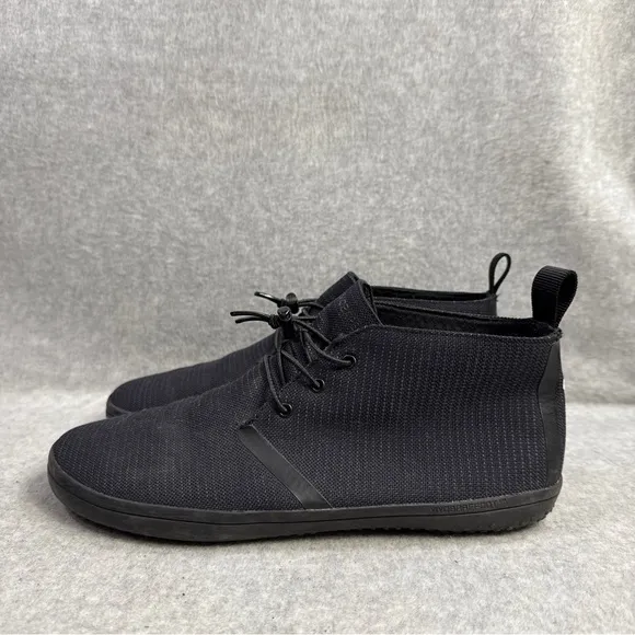 Vivobarfoot Mens Shoes Size 8.5 EU 42 Black Minimalist Slip On Low Top Sneakers