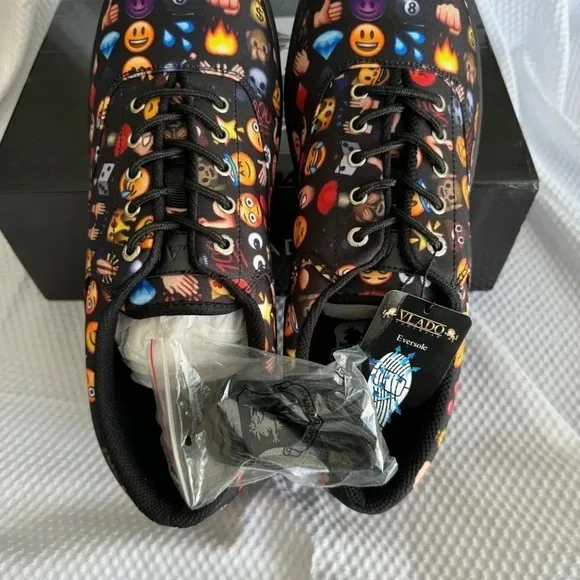 Vlado Footwear Milo Low Top Canvas Emoji Sneaker Men’s Size 12 New with Box
