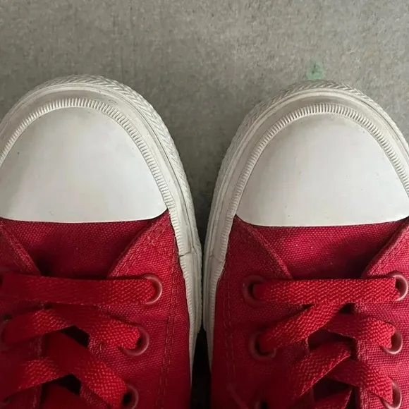 [W9/M7]Converse Chuck Taylor II Low Top Salsa Red/White