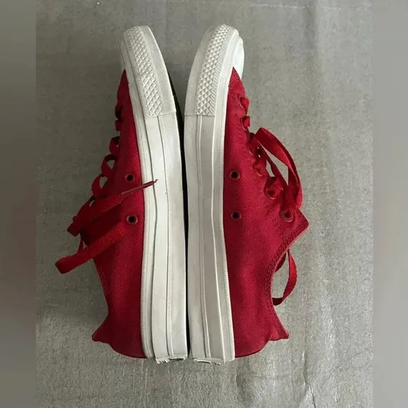 [W9/M7]Converse Chuck Taylor II Low Top Salsa Red/White