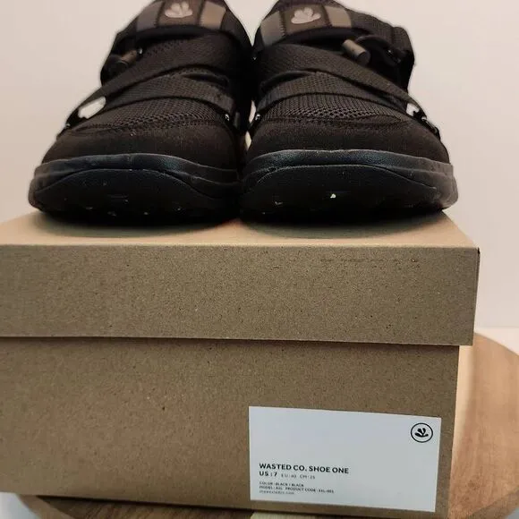 Wasted Collective Shoe One Black Sneakers Mens Size 7 US / 40 EU