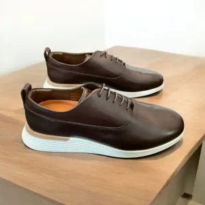 Wolf and Shepherd Mens leather upper Derby Shoes Size various