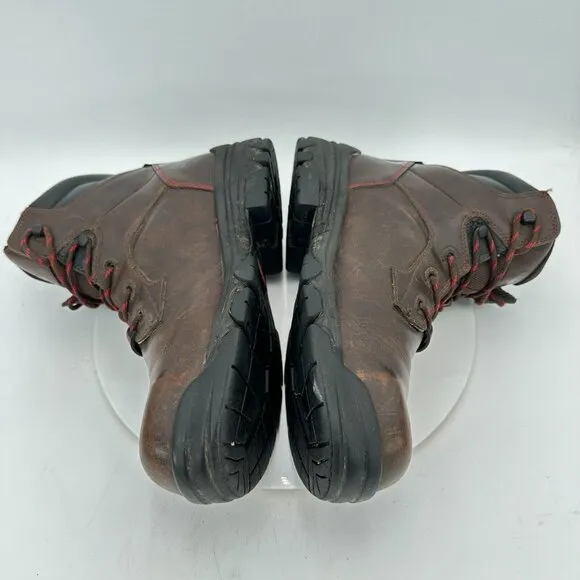 Wolverine Merlin Men Sz 12M Brown Leather Composite Toe 6&quot; Waterproof Work Boot