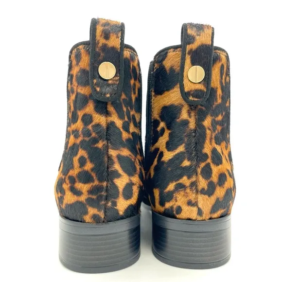 Women S Rockport Larkyn Chelsea Boot Leopard Hair Size 7M NIB