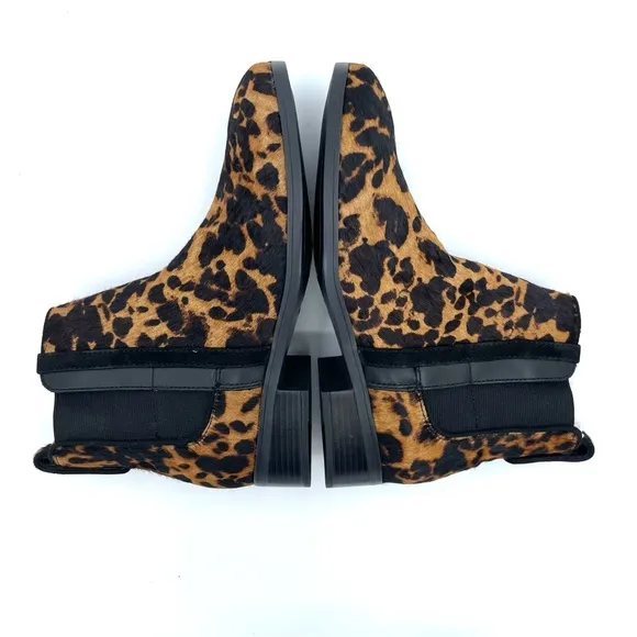 Women S Rockport Larkyn Chelsea Boot Leopard Hair Size 7M NIB