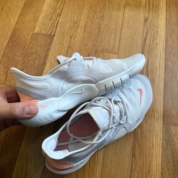 Womens Grey Nike Free Running Shoes
