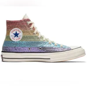 Women’s Limited Edition Miley Cyrus x Chuck 70 Hi 'Pride' Shoes