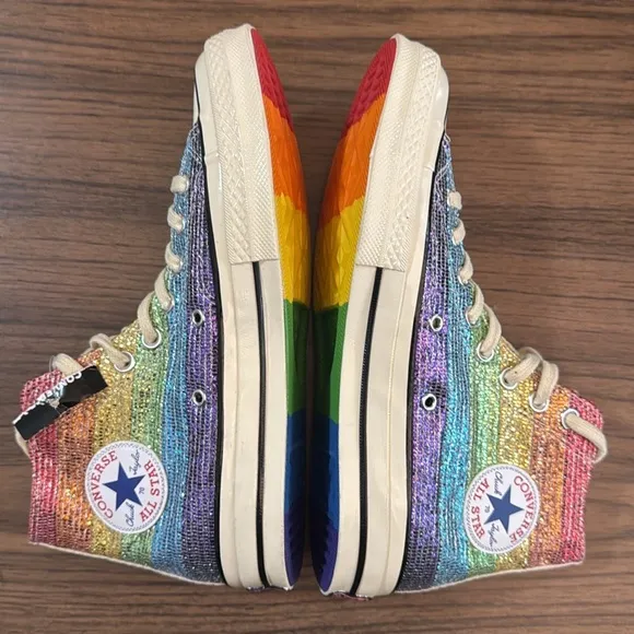 Women’s Limited Edition Miley Cyrus x Chuck 70 Hi 'Pride' Shoes