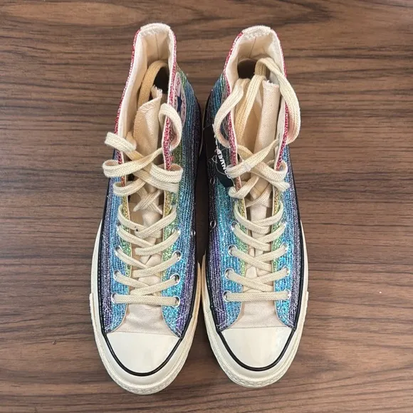 Women’s Limited Edition Miley Cyrus x Chuck 70 Hi 'Pride' Shoes