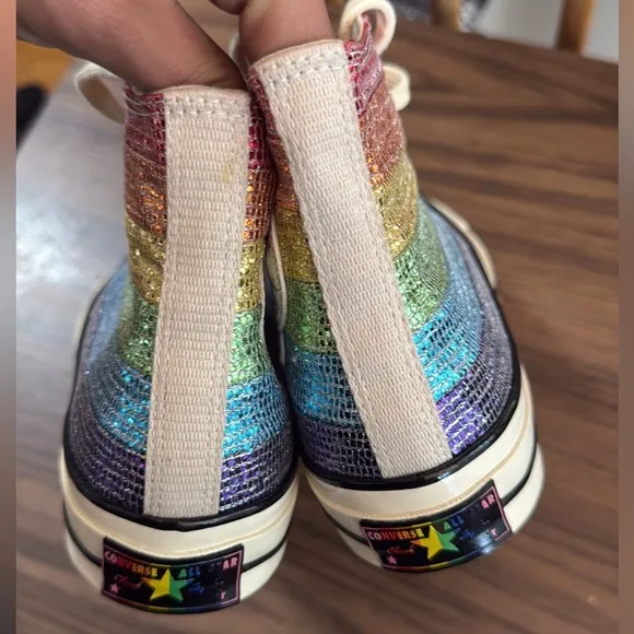 Women’s Limited Edition Miley Cyrus x Chuck 70 Hi 'Pride' Shoes