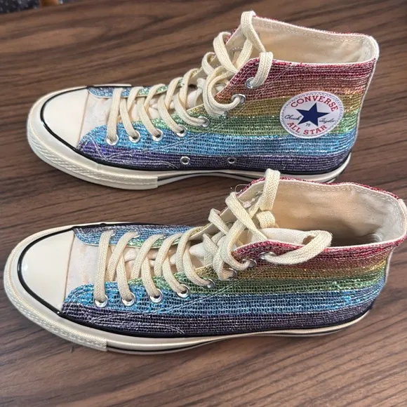 Women’s Limited Edition Miley Cyrus x Chuck 70 Hi 'Pride' Shoes