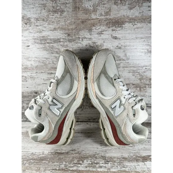 Women's New Balance 2002r Festival Pack Cloud Sage/Burnt Orange Sneakers Sz 7.5D