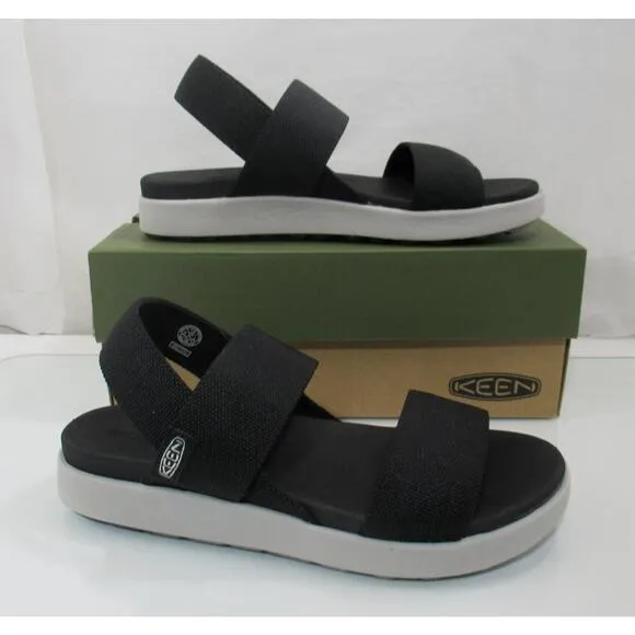 Women's Shoes Keen Elle Backstrap Sport Sandals Comfort Black Size 7.5